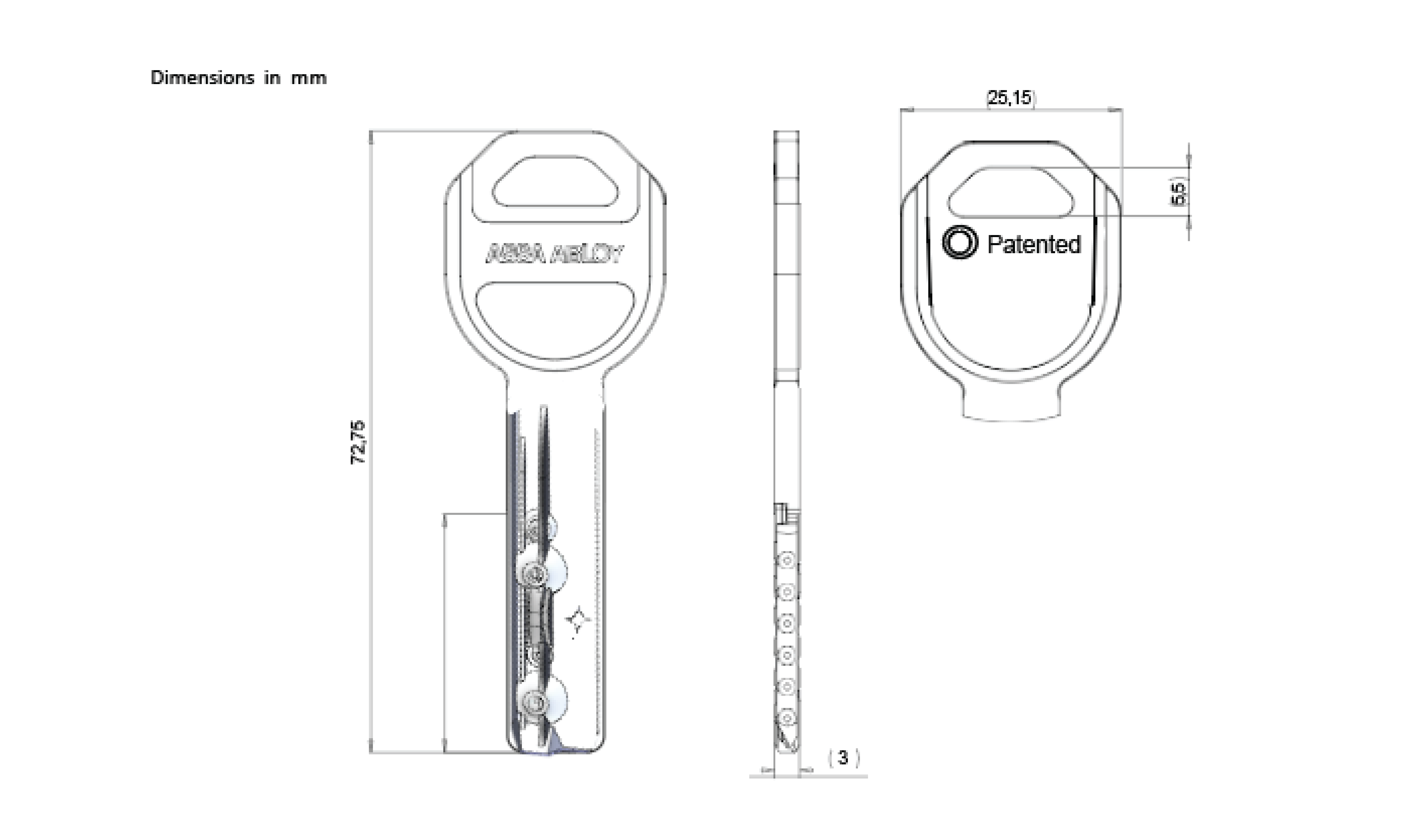 MTL400 Key | ASSA ABLOY